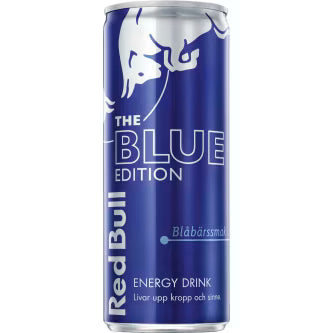 Blue Edition Blåbärs Energidryck Burk Red Bull 25cl