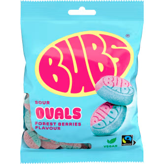 Raspberry Blue Berry Goody Sour Ovals Bubs 90g