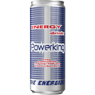 Energy Drink Energidryck Burk Powerking 25cl