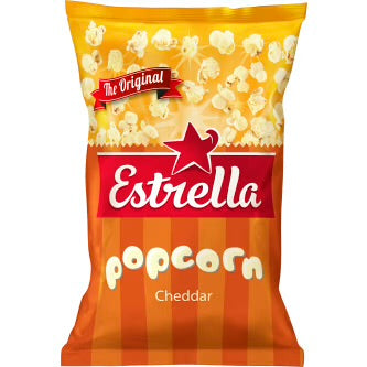 Popcorn Cheddar
Estrella 80g