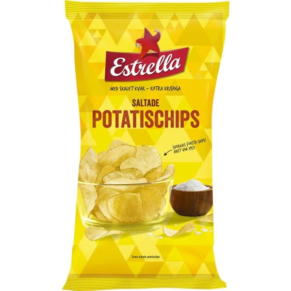 Estrella Saltade Potatischips - 175 g